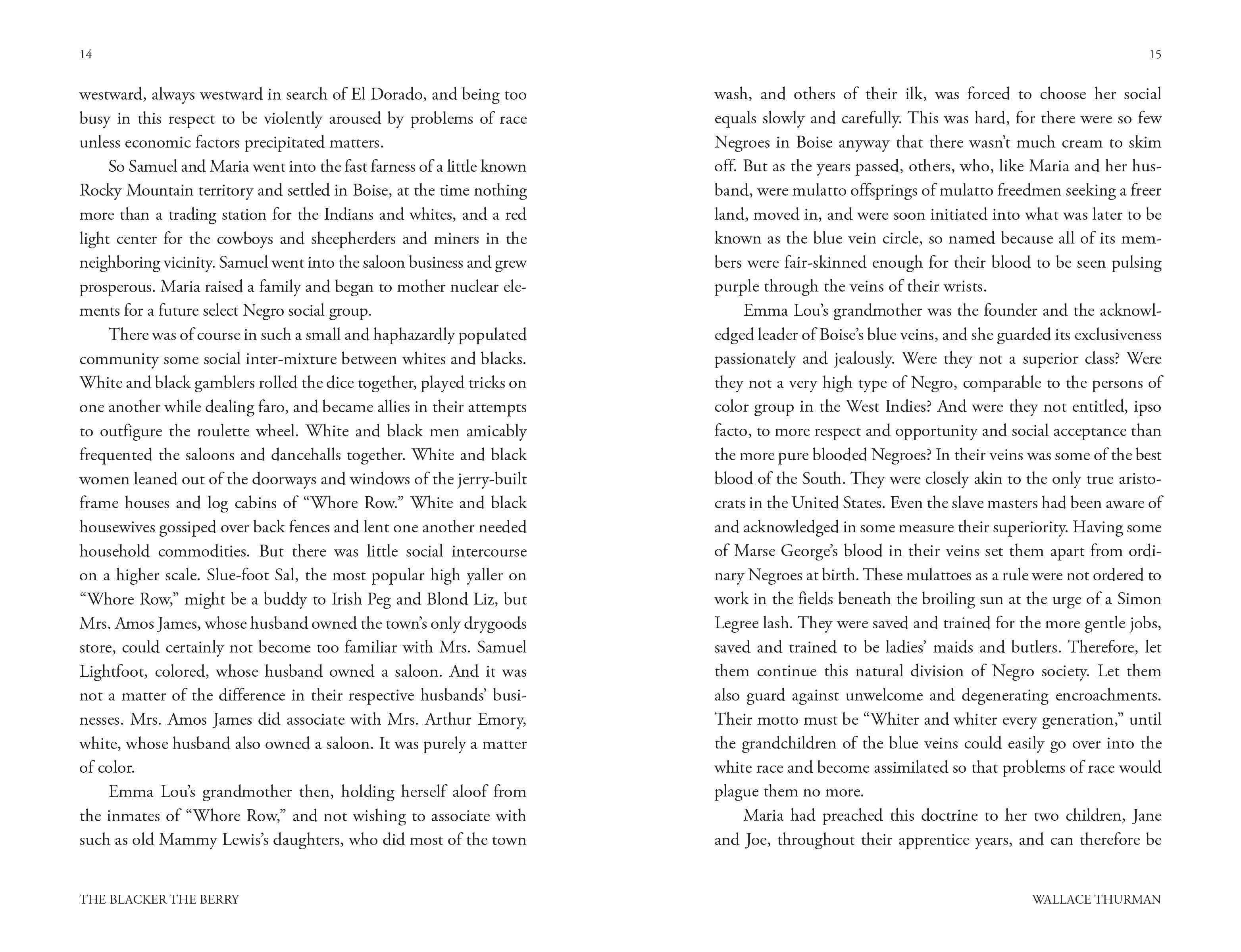 The Blacker the Berry by Wallace Thurman