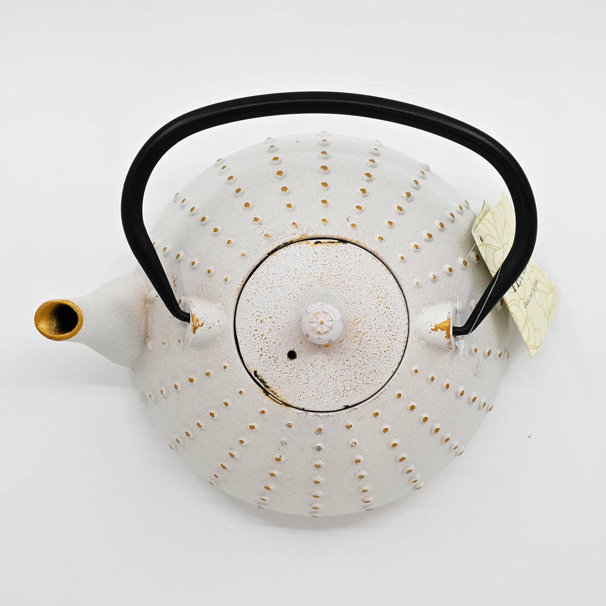 Cast Iron White Tea Pot