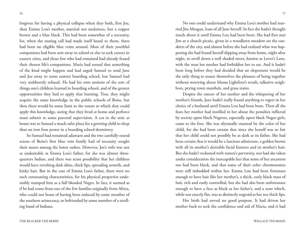 The Blacker the Berry by Wallace Thurman